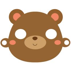 Un joli masque d'ours à imprimer pour le Carnaval afin d'avoir un déguisement rapide. Il vous suffira de l'imprimer sur du papier épais afin d'avoir un déguisement très mignon pour le Carnaval.