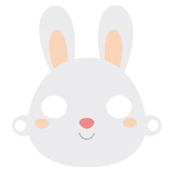 Un joli masque de lapin à imprimer pour le Carnaval afin d'avoir un déguisement rapide. Il vous suffira de l'imprimer sur du papier épais afin d'avoir un déguisement très mignon pour le Carnaval.