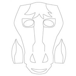 Imprimer le masque à colorier , à découper, à monter. Masque à imprimer pour le carnaval