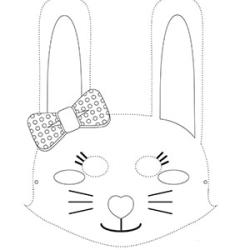 Un masque de lapin à colorier gratuitement pour le Carnaval. copie copie copie copie copie copie copie copie copie