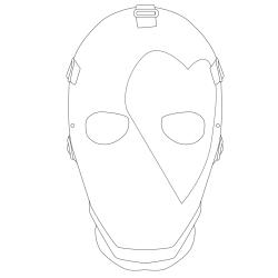 Un masque Fortnite afin de se déguiser en Joker Coeur. Il suffit d'imprimer le masque, de le colorier et votre enfant pourra jouer à Fortnite dans la vraie vie. N'oubliez pas d'imprimer le masque sur 