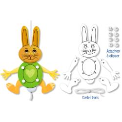 Mobile Lapin de Pâques articulé