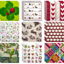 Créer et préparer des motifs découpés dans des serviettes
