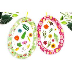 Oeuf de Pâques "fleurs séchées"