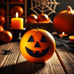 orange citrouille halloween