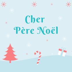 Du papier à lettre à imprimer gratuitement pour écrire une lettre au Père Noël. Ce papier à lettre de Noêl est décoré avec le dessin de deux petits bonhommes d