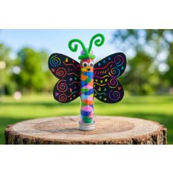 Papillon en carte à gratter