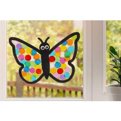 Papillon pour décoration des vitres et fenêtres