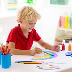 peinture - mot du glossaire Tête à modeler. Définition et activités associées au mot peinture.