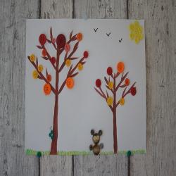 Voici une activité pour les maternelles : un arbre en boutons. Une activité parfaite pour l'automne