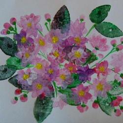 Peinture de fleurs pour la fête des mères