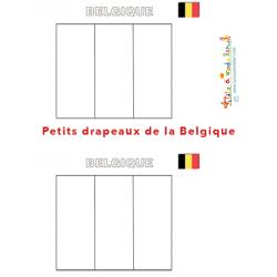 Petit drapeau de la Belgique