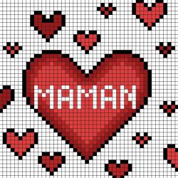 Comment faire un cadeau pour la Fête des mères en Pixel Art ? Découvrez notre modèle simple qui vous permettra de créer facilement des coeurs pour maman en Pixel Art. Il vous suffira de prendre du pap
