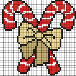 Découvrez comment réaliser ces délicieux sucre d'orges grâce au Pixel Art. Pour cela, prenez une feuille quadrillée et reproduisez chaque carré coloré afin de créer petit à petit un sucre d'orge puis 