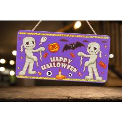 Plaque de porte Halloween