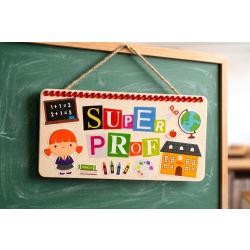 Plaque de porte SUPER PROF
