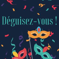 Poème sur le thème du Carnaval. Une poésie faisant référence aux personnages de la Commedia dell'Arte : Arlequin, Colombine, Polichinelle . Le poème convient aux enfants du primaire .Une po