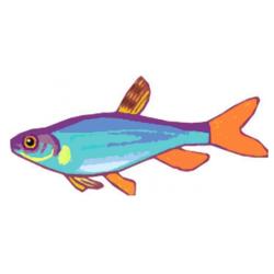 Imprimer le poisson d'avril à découper 9. Un poisson a imprimer pour faire des blagues au 1 er avril