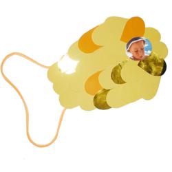 Fabriquer un poisson grosses écailles pour y mettre la photo de l'enfant