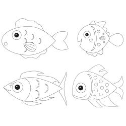 Poisson d'avril à imprimer gratuitement et à colorier pour que les enfants se préparent au 1er avril. Ils seront ravis de faire eux-même leurs poissons d'avril afin de les coller sur le dos de leurs a