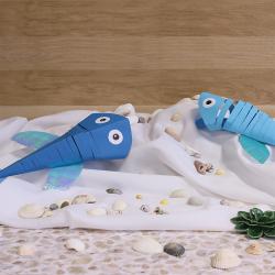 tuto pour bricoler des poissons en papier articulés