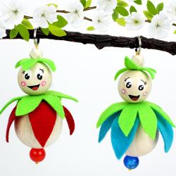 découvrez comment réaliser un joli porte clé avec une petite fée qui adore le printemps ! C'est une activité pour les grands qui seront ravis de fabriquer ce porte clés afin de l'offrir en cadeau.
