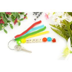 Porte-clés "merci" (cadeau maitresse)