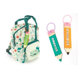 Porte-clés prénom pour sac à dos