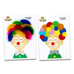 On vous a préparé un joli Clown à imprimer qui permettra aux jeunes enfants de faire une activité de collage facile pour le Carnaval. Nous mettons en avant 2 méthodes faciles pour créer les ch