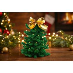 Sapin de Noël en fil chenille