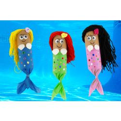 Sirènes avec des rouleaux en carton