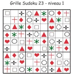 Sudoku grille 23 - Sudoku Maternelle . Sudoku pour la maternelle. cette grille de sudoku est à compléter en collant les visuels de fruits et légumes. Grille de sudoku 20 à compléter en collant les vig