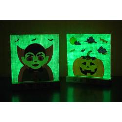 Tableau hanté phosphorescent