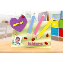 Idée cadeau maîtresse : le tableau "merci" des petits