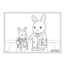 Les personnages et l'univers de Sylvanian Families dans une série de 30 dessins à imprimer et colorier