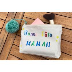 Trousse de maquillage "Bonne fête maman"