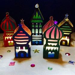 Un tuto facile et économique pour réaliser des petits temples en papier vitrail