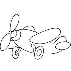 Avion 01 - Motif à décorer