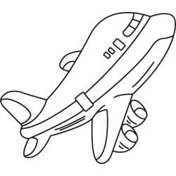 Avion 01 - Motif à décorer
