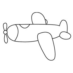 Avion 01 - Motif à décorer