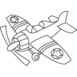 Avion 02 - Motif à décorer