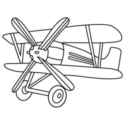 Avion 07 - Motif à décorer