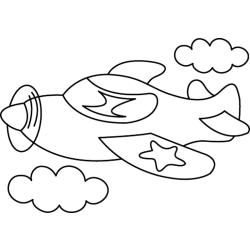 Avion 07 - Motif à décorer