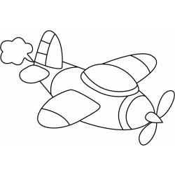 Avion 10 - Motif à décorer