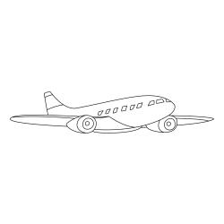 Avion 10 - Motif à décorer