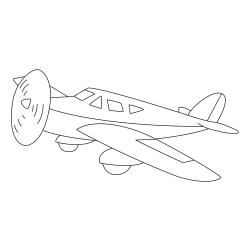 Avion 10 - Motif à décorer