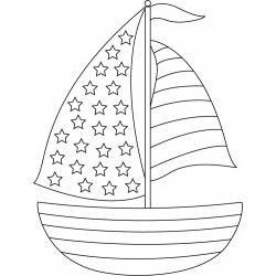 Coloriage de deux bateaux de pêche