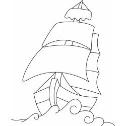 Bateau 08 - Motif à décorer