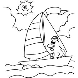 Bateau 10 - Motif à décorer