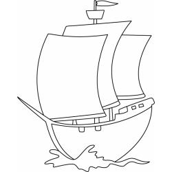 Bateau 16 - Motif à décorer